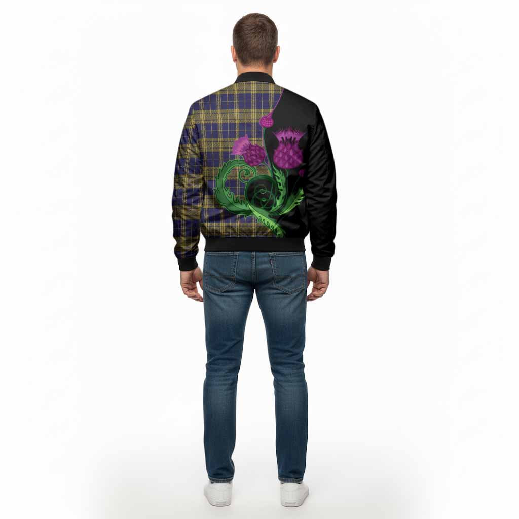 Morris of Wales Tartan Bomber Jacket Traditional Scottish Thistle