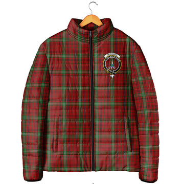 Morrison Tartan Padded Jacket with Family Crest
