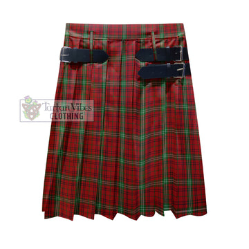 Morrison Tartan Men's Pleated Skirt - Fashion Casual Retro Scottish Kilt Style