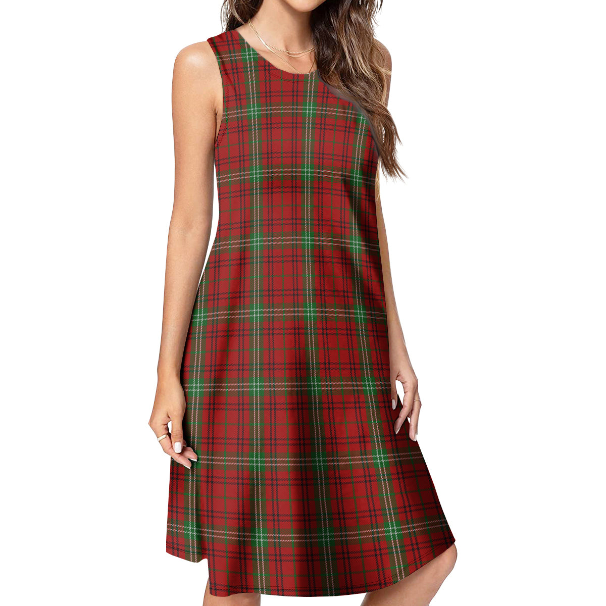 Morrison Tartan Womens Casual Dresses - Tartanvibesclothing