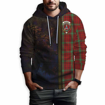 Morrison Tartan Family Crest Hoodie Alba Gu Brath Be Brave Lion Ancient Style