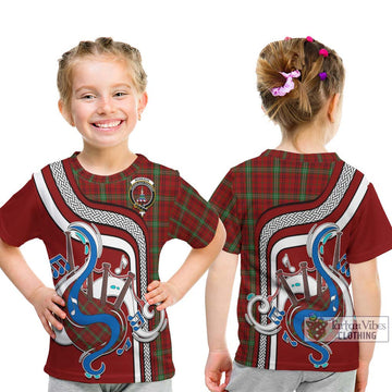 Morrison Tartan Kid T-Shirt with Epic Bagpipe Style