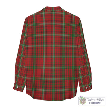 Morrison Tartan Womens Casual Shirt with Family Crest