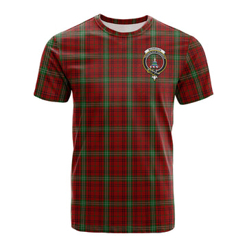 Morrison Tartan T-Shirt with Family Crest