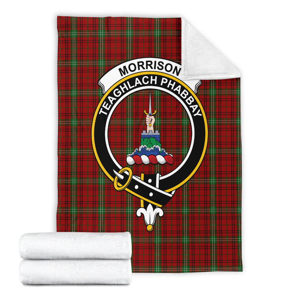 morrison-tartab-blanket-with-family-crest