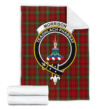 morrison-tartab-blanket-with-family-crest