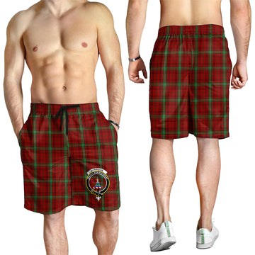 Morrison Tartan Mens Shorts with Family Crest