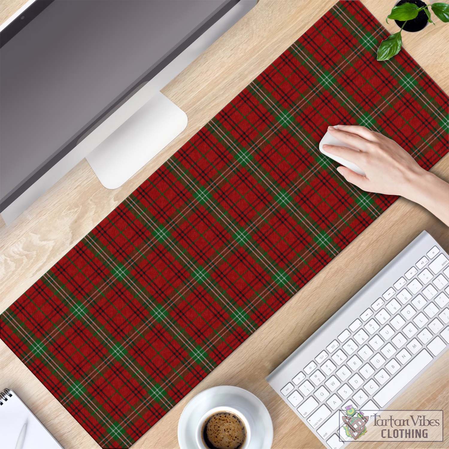 Tartan Vibes Clothing Morrison Tartan Mouse Pad