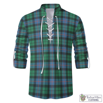 Morrison Ancient Tartan Men's Scottish Traditional Jacobite Ghillie Kilt Shirt