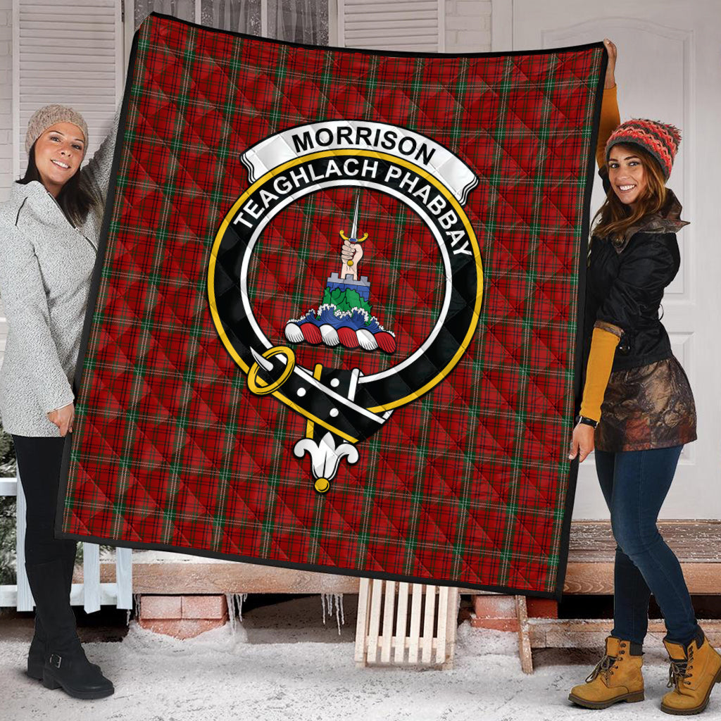 morrison-ancient-tartan-quilt-with-family-crest