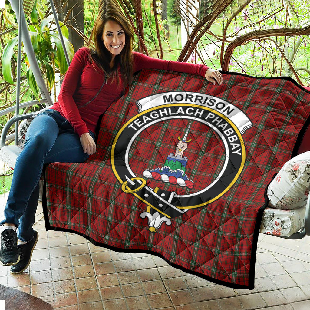 morrison-ancient-tartan-quilt-with-family-crest