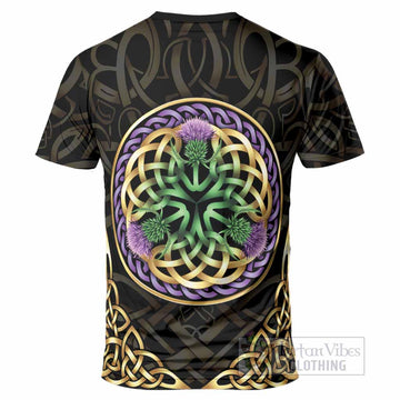 Morrison Clan Crest T-Shirt Celtic Scottish Thistle