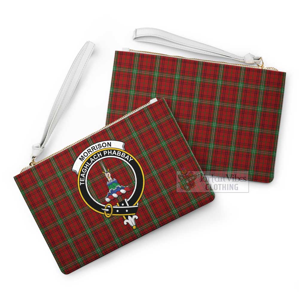 Tartan Vibes Clothing Morrison Family Crest Tartan Clutch Bag