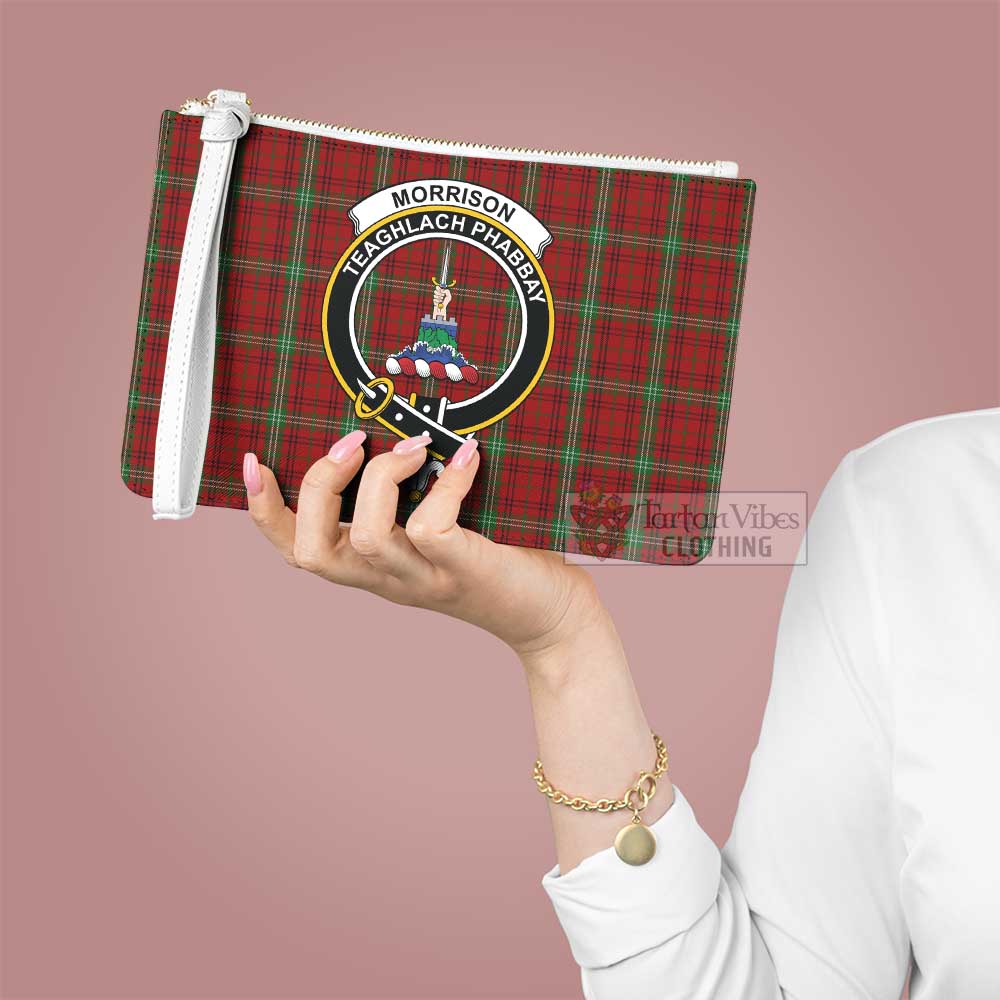 Tartan Vibes Clothing Morrison Family Crest Tartan Clutch Bag