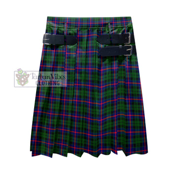 Morrison Modern Tartan Men's Pleated Skirt - Fashion Casual Retro Scottish Kilt Style