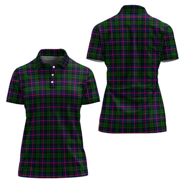 Morrison Modern Tartan Polo Shirt For Women