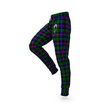Morrison Modern Tartan Joggers Pants with Family Crest