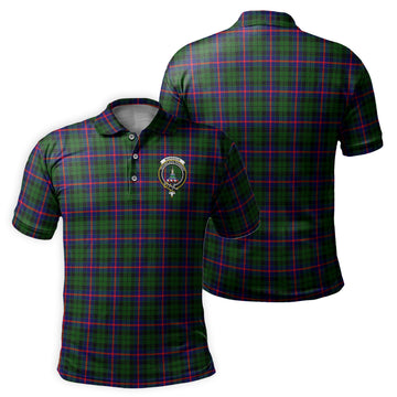 Morrison Modern Tartan Men's Polo Shirt with Family Crest
