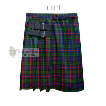 Morrison Modern Tartan Men's Pleated Skirt - Fashion Casual Retro Scottish Kilt Style