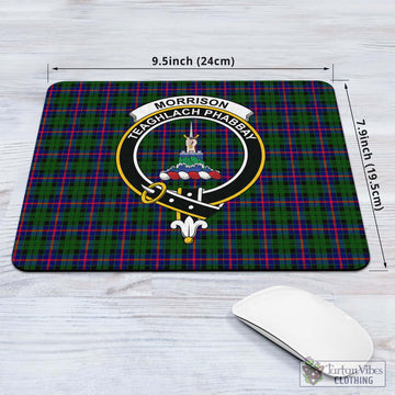 Morrison Modern Tartan Mouse Pad with Family Crest