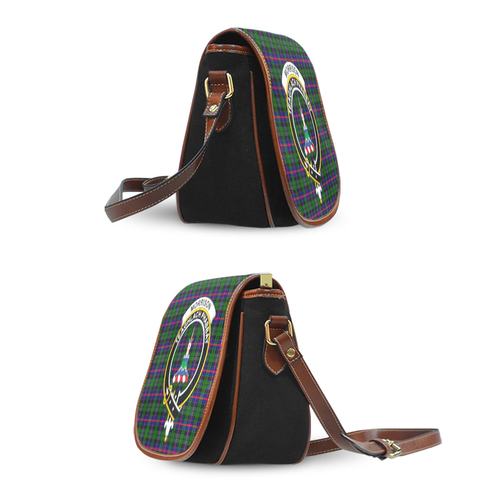morrison-modern-tartan-saddle-bag-with-family-crest