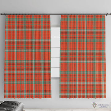 Morrison Red Ancient Tartan Window Curtain