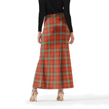 Morrison Red Ancient Tartan Womens Full Length Skirt