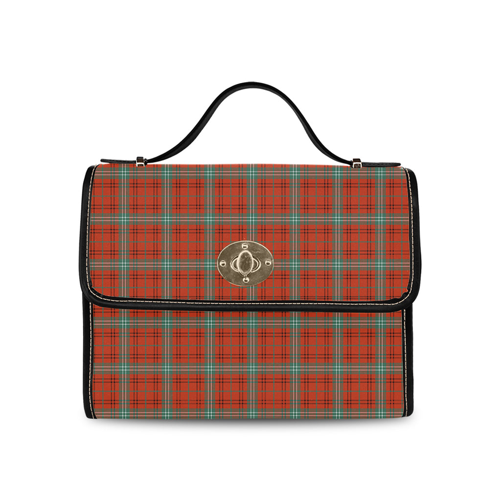 morrison-red-ancient-tartan-leather-strap-waterproof-canvas-bag