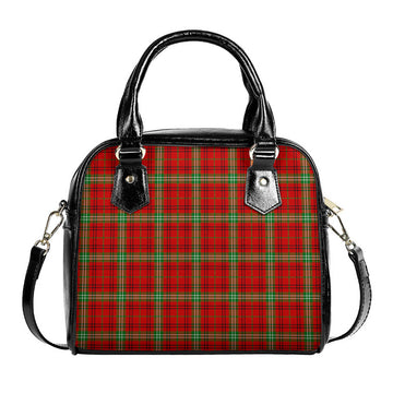Morrison Red Modern Tartan Shoulder Handbags