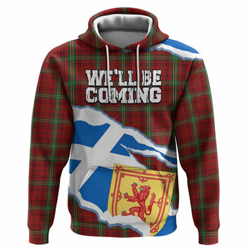 Morrison Scotland Football Tartan Hoodie We'll Be Coming
