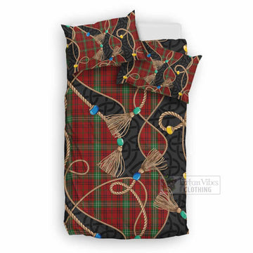 Morrison Scottish Tartan Twisted Ropes Stylized Bedding Set UK Bedding Set UK Double 79*79 inch - Tartan Vibes Clothing