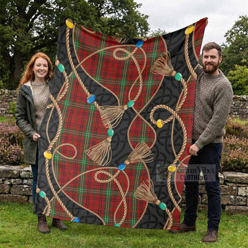 Morrison Scottish Tartan Twisted Ropes Stylized Blanket - Tartan Vibes Clothing