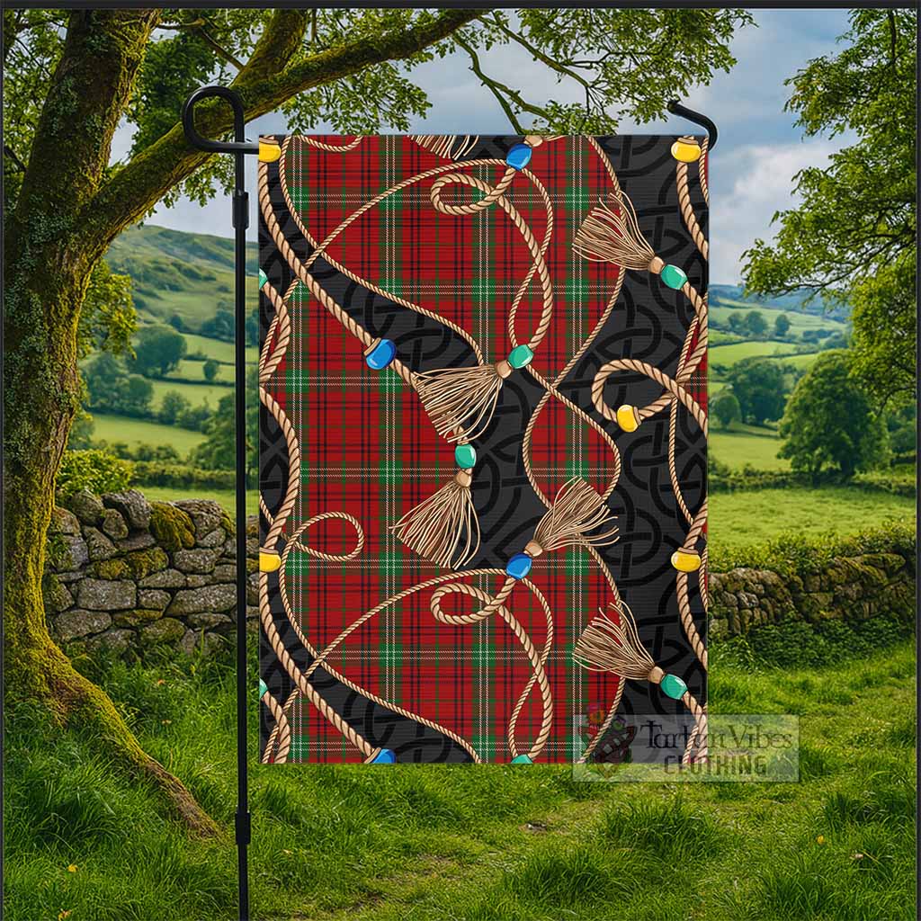 Morrison Scottish Tartan Twisted Ropes Stylized Garden Flag - Tartan Vibes Clothing