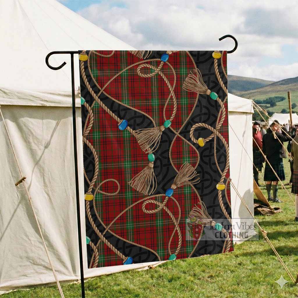 Morrison Scottish Tartan Twisted Ropes Stylized Garden Flag - Tartan Vibes Clothing