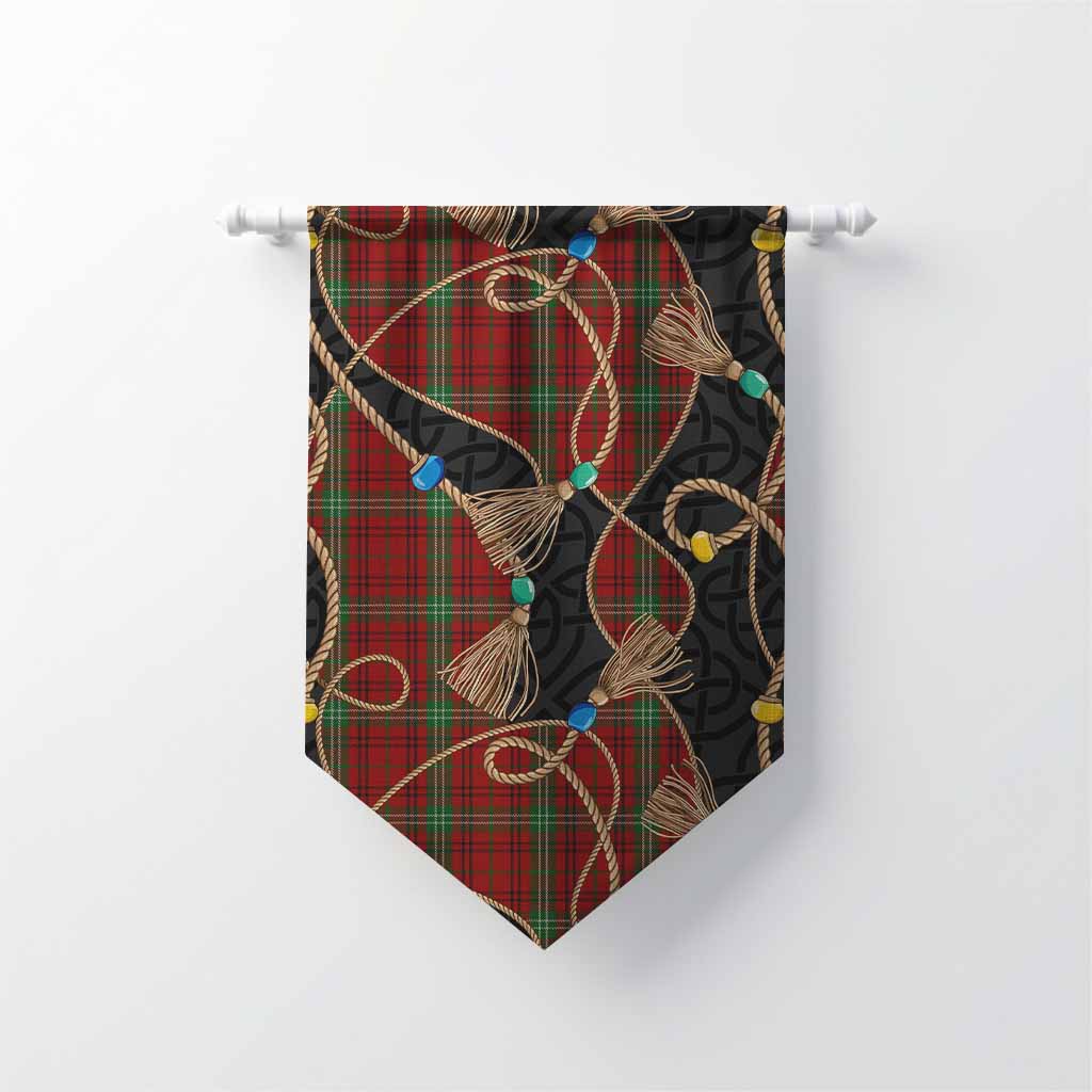 Morrison Scottish Tartan Twisted Ropes Stylized Gonfalon