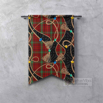 Morrison Scottish Tartan Twisted Ropes Stylized Gonfalon
