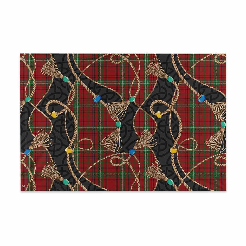 Morrison Scottish Tartan Twisted Ropes Stylized House Flag 48*72 inch (120*180 cm) - Tartan Vibes Clothing