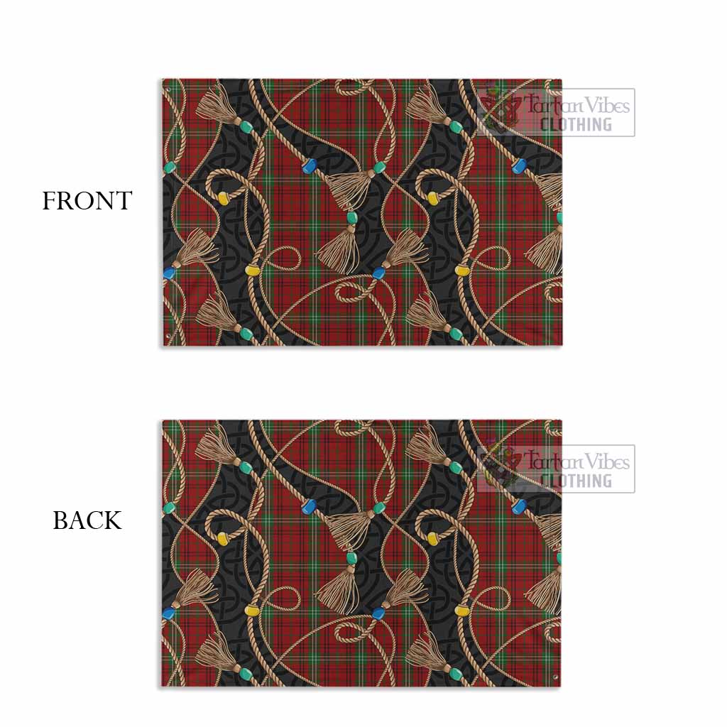 Morrison Scottish Tartan Twisted Ropes Stylized House Flag - Tartan Vibes Clothing