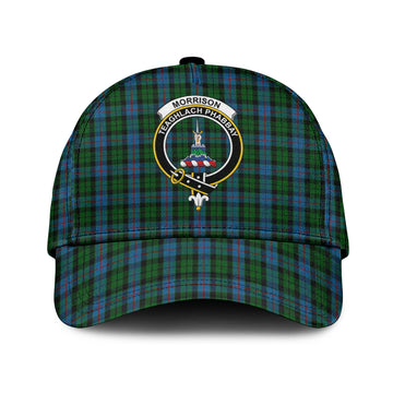 Morrison Society Tartan Classic Cap with Family Crest