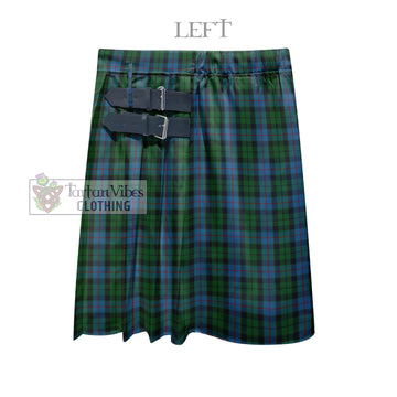 Morrison Society Tartan Men's Pleated Skirt - Fashion Casual Retro Scottish Kilt Style
