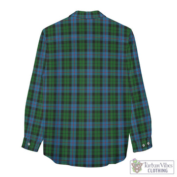 Morrison Society Tartan Womens Casual Shirt with Family Crest