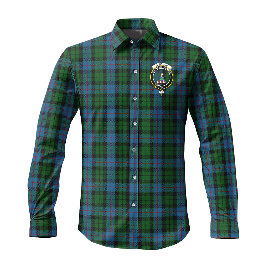 morrison-society-tartan-long-sleeve-button-up-shirt-with-family-crest