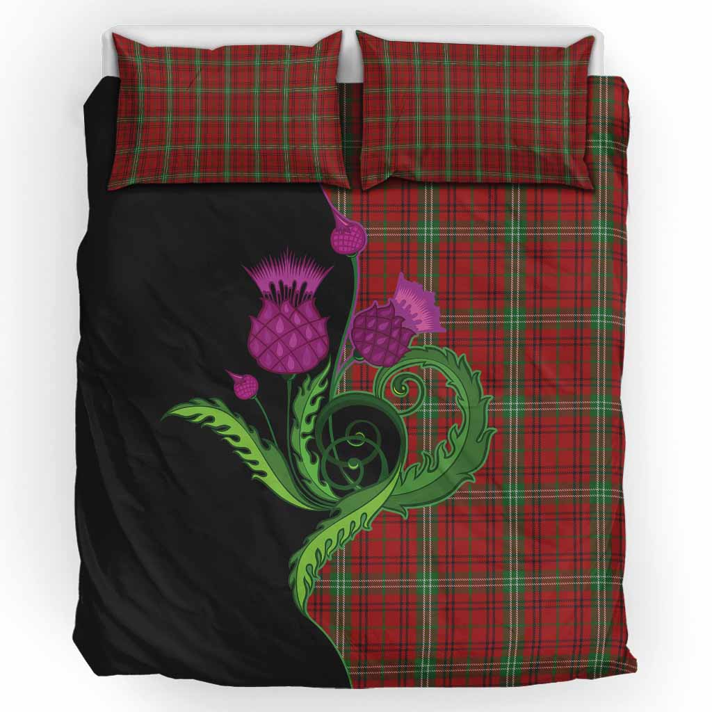 Morrison Tartan Bedding Set Traditional Scottish Thistle UK Bedding Set UK King 91*87 inch - Tartan Vibes Clothing