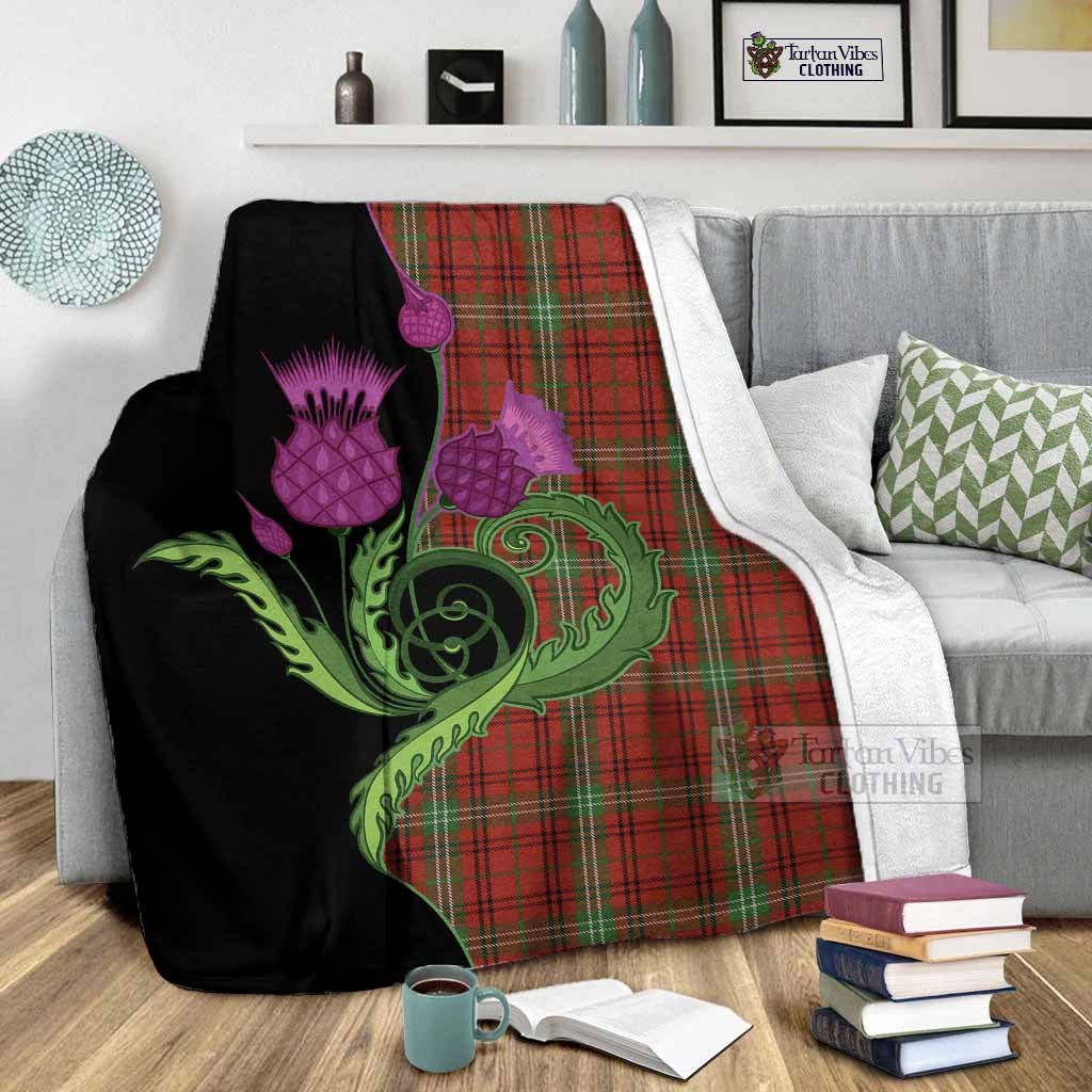 Morrison Tartan Blanket Traditional Scottish Thistle - Tartan Vibes Clothing