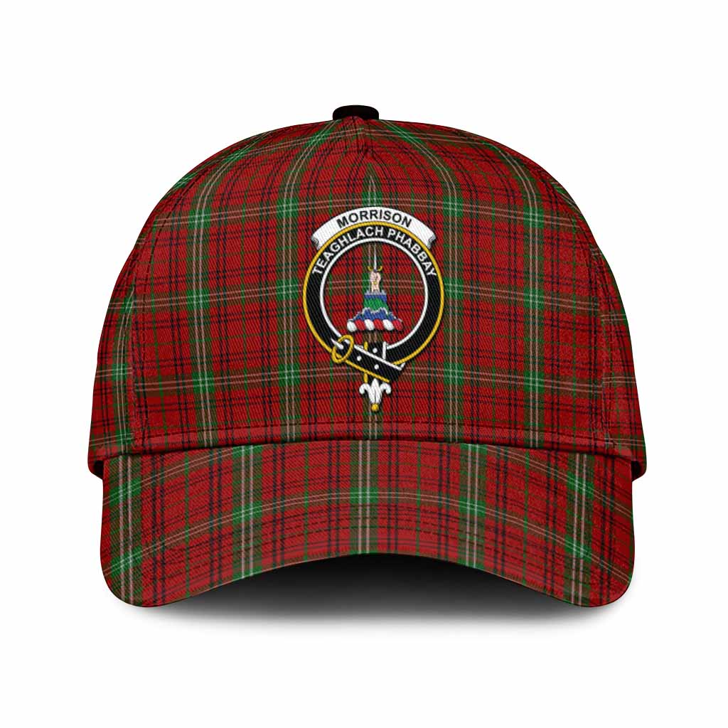 Morrison Tartan Classic Cap with Family Crest