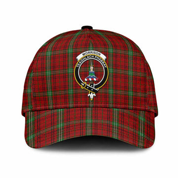 Morrison Tartan Classic Cap with Family Crest