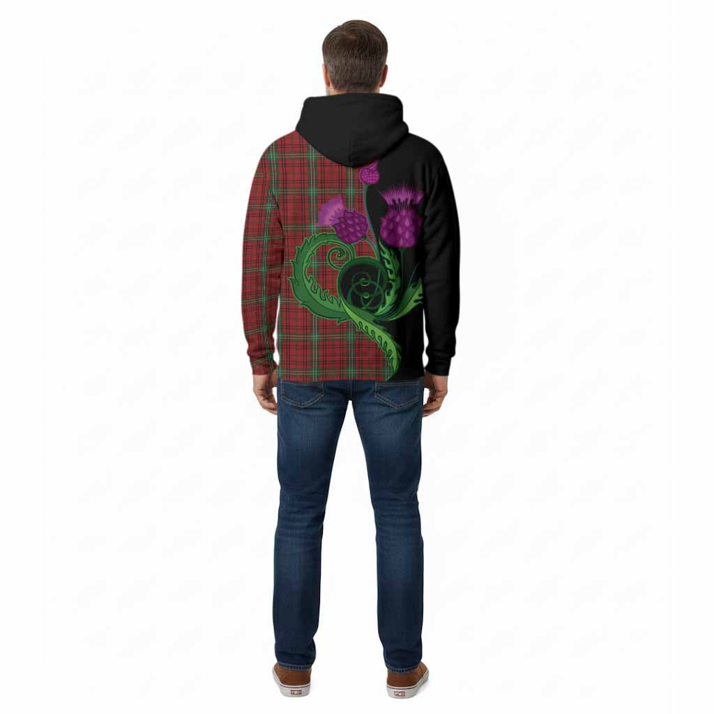 Morrison Tartan Cotton Hoodie Traditional Scottish Thistle