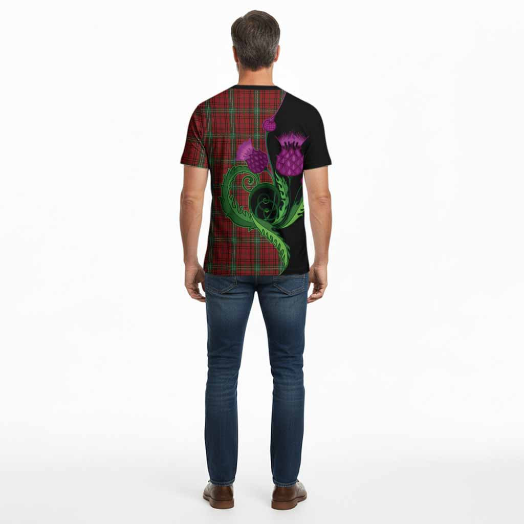 Morrison Tartan Cotton T-shirt Traditional Scottish Thistle
