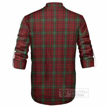 Morrison Tartan Crest Ghillie Shirt Ferocious Lion Style