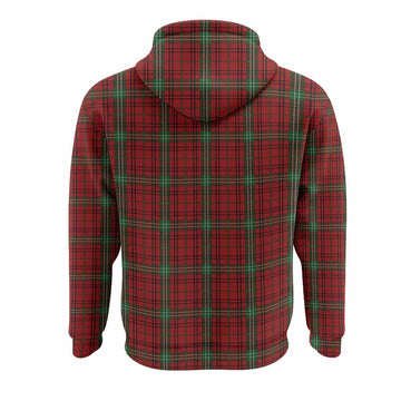 Morrison Tartan Crest Hoodie Ferocious Lion Style